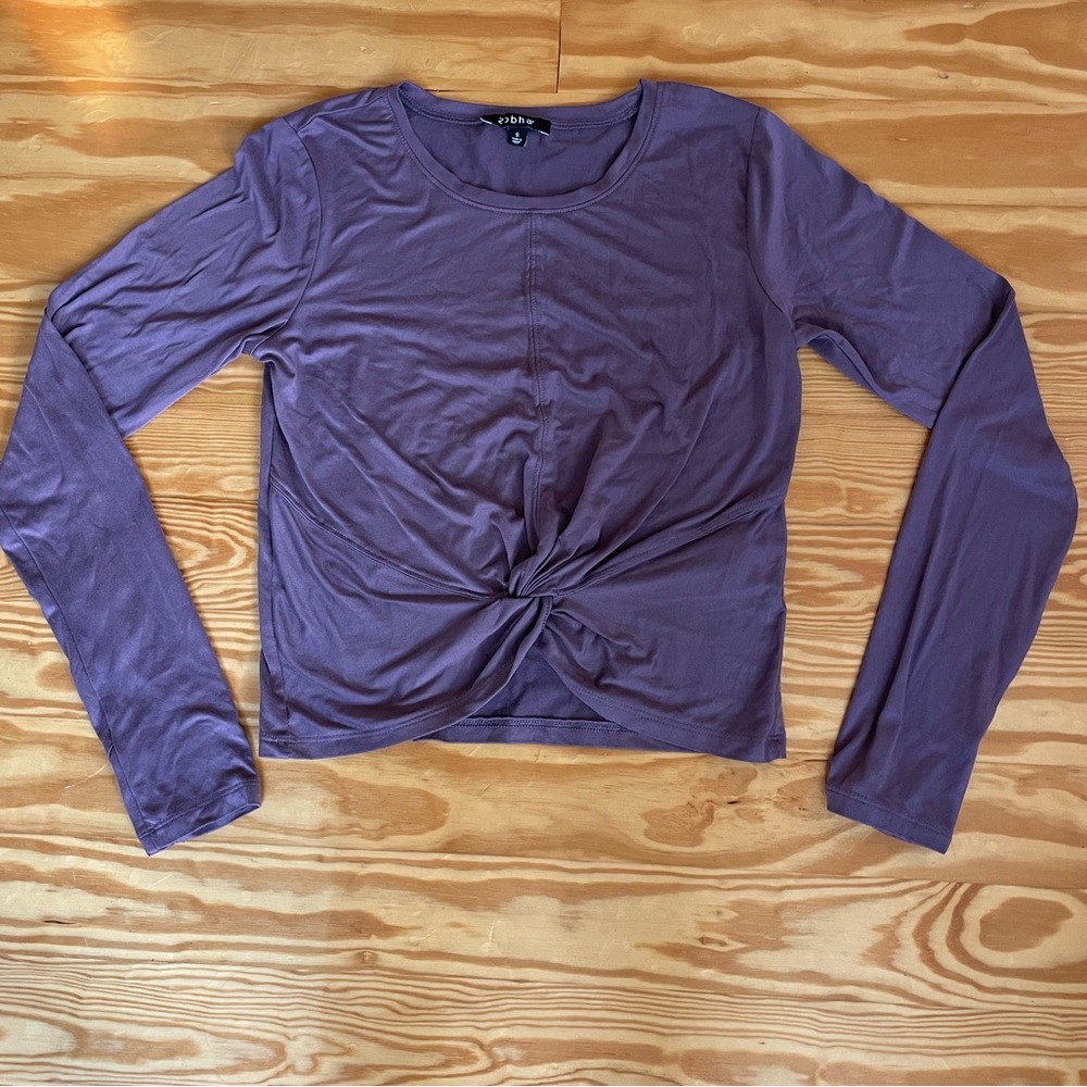Athletic Top with Tie Front